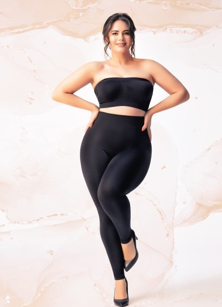 GIULIA - Classic, opaque plus size leggings